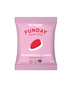 Strawberry & Cream 50g Funday