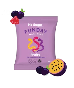 Fruity Gummy Snakes 50g Funday