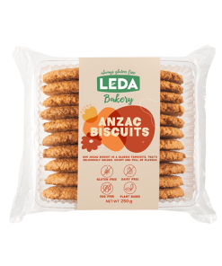 Golden Crunch/Anzac Gluten Free Cookies 250gm Leda