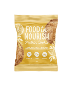Protein Cookie Lemon Shortbread 60g Food To Nourish
