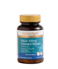 Niacin 100mg Extended Release 60T Herbs Of Gold