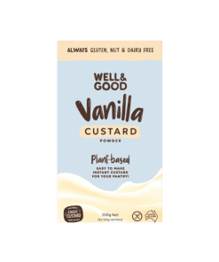 Vanilla Custard Powder Plant Based 250g Well & Good