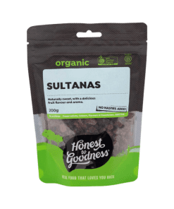 Organic Sultanas 200g Honest To Goodness