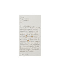 Organic Sleep Tea x20 Pyramids Love Tea