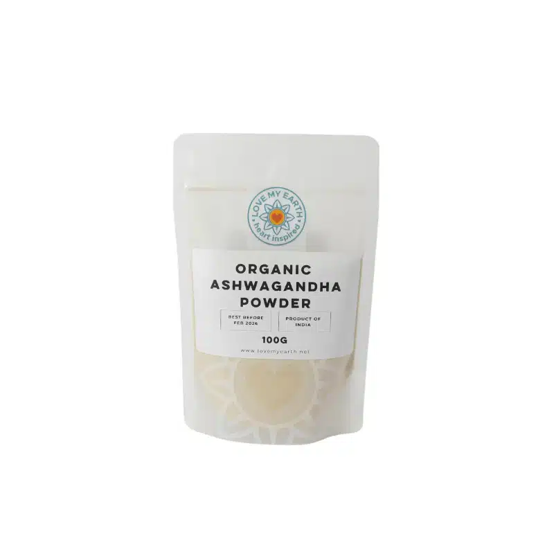 Organic Ashwagandha 100g Love My Earth