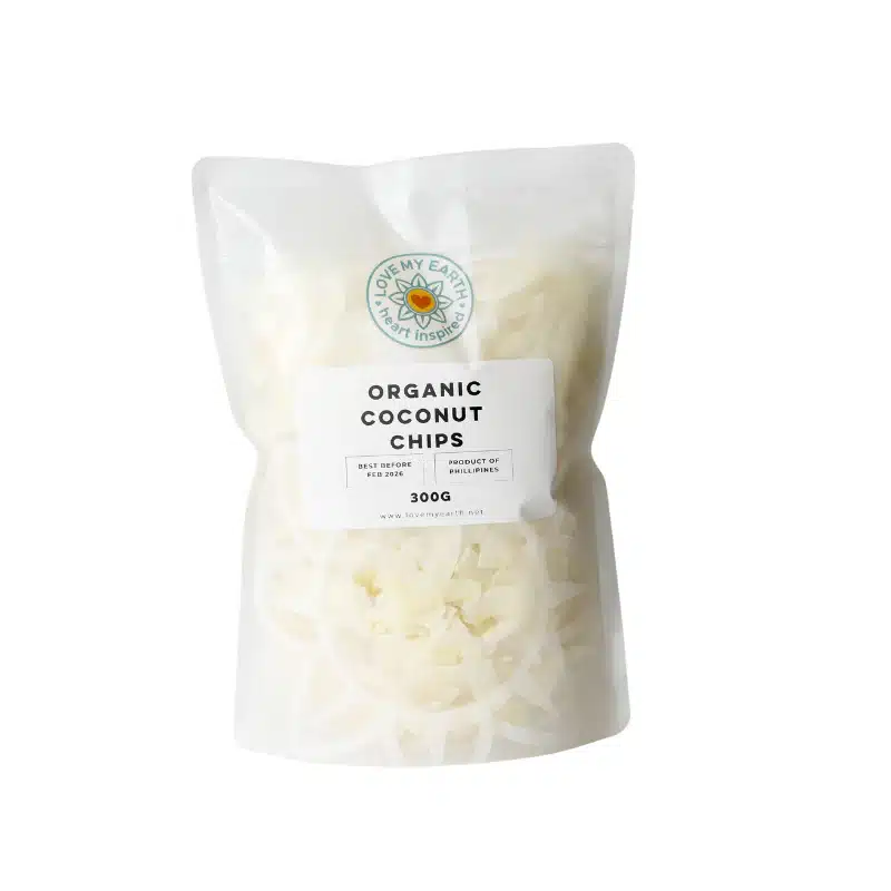 Organic Coconut Chips 300g Love My Earth