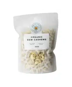 Organic Raw Cashews 600g Love My Earth