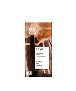 Organic Fine Dark Chocolate 85% 100g Vivani