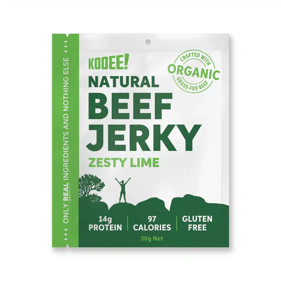 Beef Jerky Zesty Lime 30g Kooee
