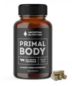 Primal Body Bovine Testicle 120c Ancestral Nutrition