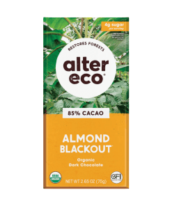 Almond Blackout Alter Eco Bar 75g