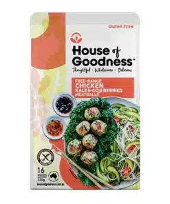 Asian Meatballs Chicken Kale & Gojiberries 320g HOUSE OF GOODNESS