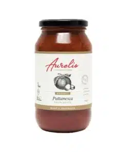 Organic Puttanesca Sauce 500g Aurelio