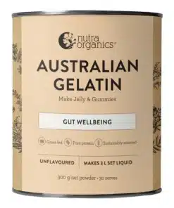 Australian Gelatin Cannister 300g Nutra Organics