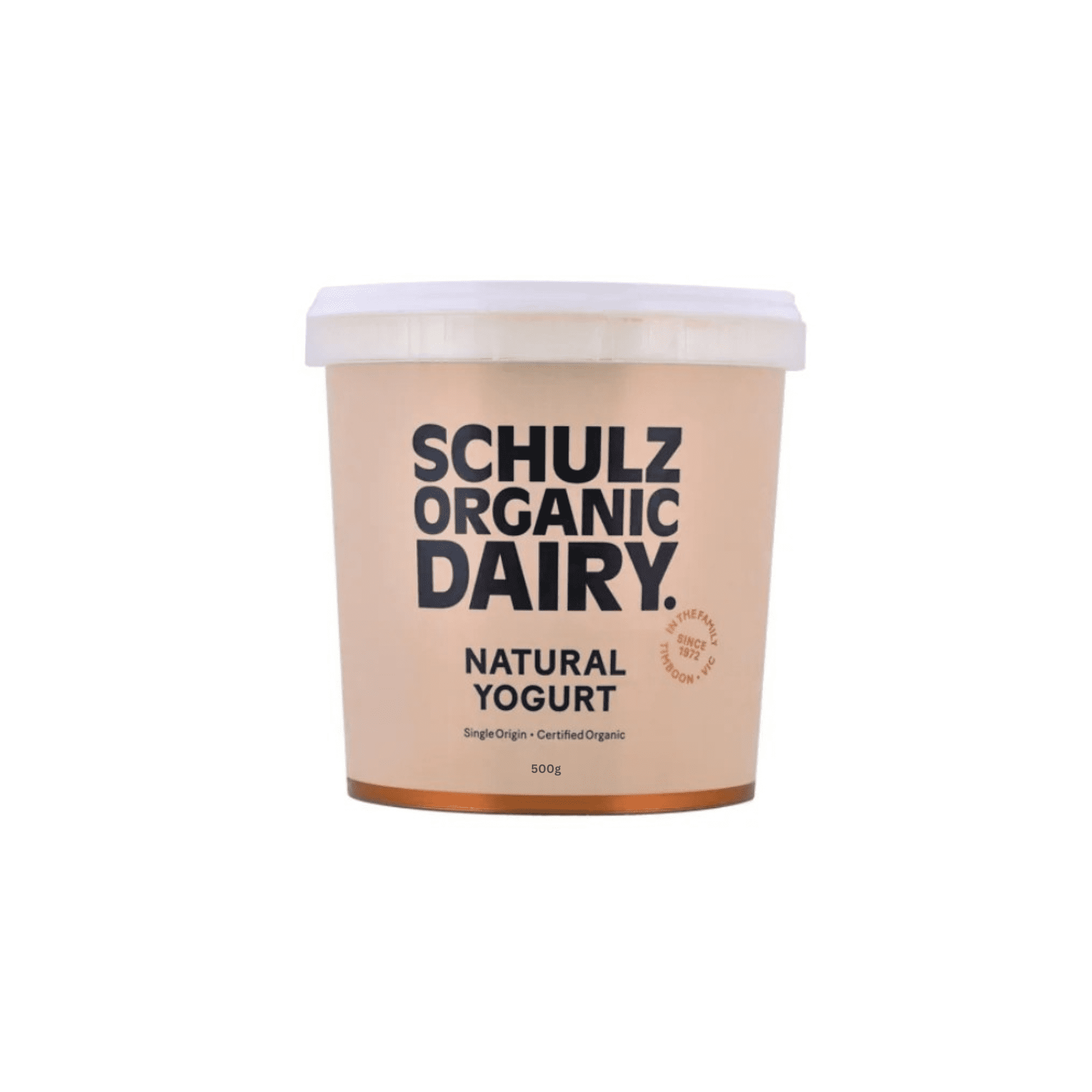 Organic Natural Yogurt 500G Schulz Organic Dairy