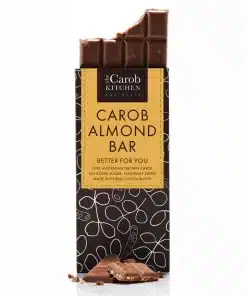 Carob Almond Bar No Added Sugar 80g The Carob Kitchen