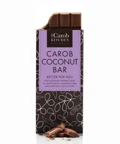 Carob Coconut Bar No Added Sugar 80g The Carob Kitchen