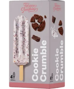 Cookie Crumble Iceblock 4pack Frozen Sunshine