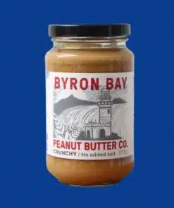 Crunchy Unsalted Peanut Butter 375g Byron Bay Peanut Butter
