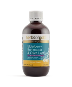 Elderberry Echinacea & Oilve Leaf 200ml Herbs Of Gold