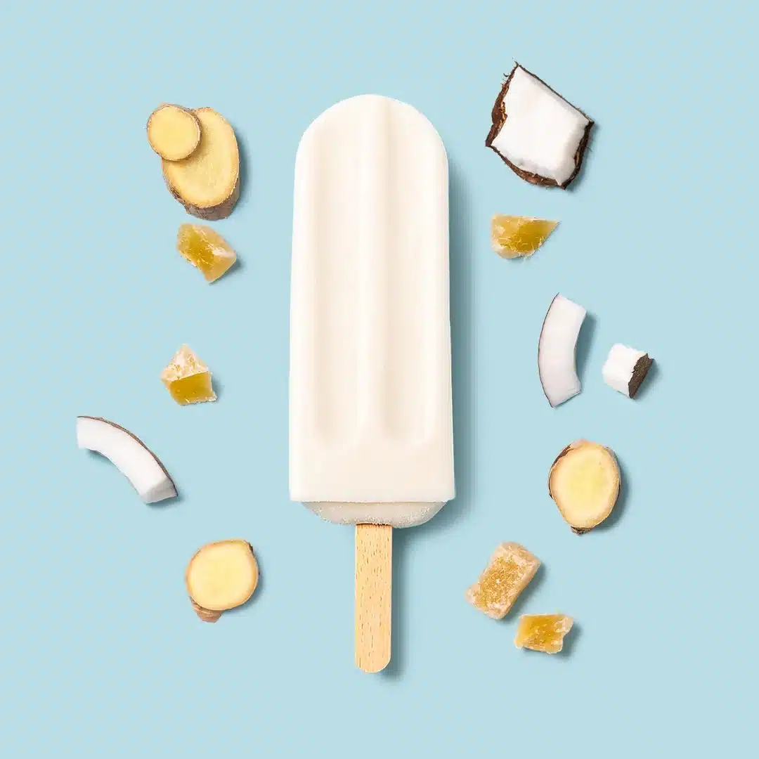 Coconut & Ginger Iceblock Single Frozen Sunshine