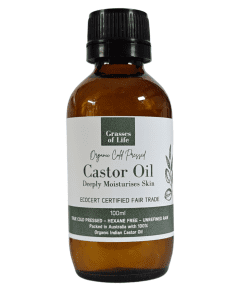 Cold Pressed Castor Oil 100ml Grasses Of Life