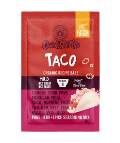 Quick Stix Mix Organic Taco Recipe Base 55g Love My Earth