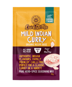 Quick Stix Mix Organic Mild Indian Curry Recipe Base 45g Love My Earth