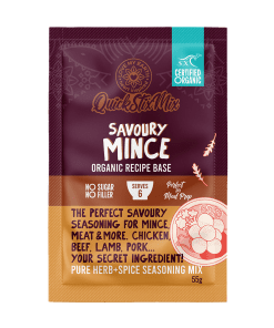 Quick Stix Mix Organic Savoury Mince Recipe Base 55g Love My Earth