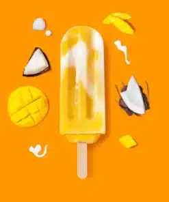 Mango Swirl Iceblock Single Frozen Sunshine