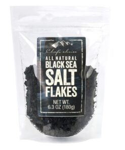 Natural Black Sea Salt Flakes 180g Chef's Choice