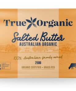 Organic Australian Salted Butter 250g True Organic