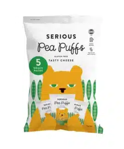 Pea Puffs Real Cheese 10x 15g 150g Serious Food Co