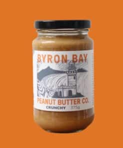 Peanut butter Crunchy Salted 375g Byron Bay peanut Butter Co
