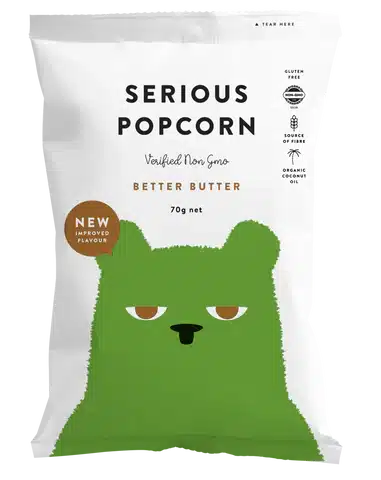 Popcorn Real Butter 70g Serious Food Co