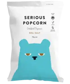 Popcorn Sea Salt 6x 70g Serious Food Co