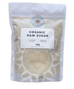 Organic Raw Sugar 800g Love My Earth