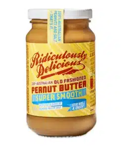 Super Smooth Peanut Butter 375g The Ridiculously Delicious Nut Butter Company