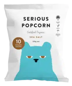 Sea Salt Snack Pack 120g 10x 12g Serious Popcorn