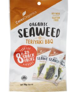 Seaweed Snack Teriyaki Multi Pack 8x2g Ceres Organics
