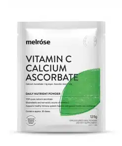 Vitamin C Calcium Ascorbate 125g Melrose GREEN