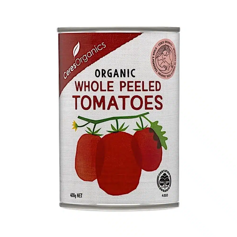 Whole Peeled Tomato 400g Ceres Organics