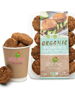 Bite Me Organic Brown Rice Lentil Patties 225g