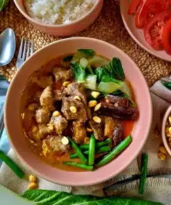 Beef Kare Kare Filopino Beef Stew With Peanut Sauce 912g Purple Mint Kitchen