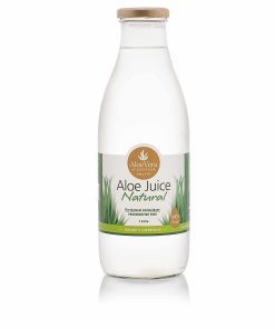 Aloe Juice Natural 100% Pure Preservative Free Glass 1L Aloe Vera