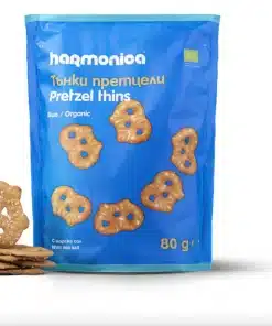 Organic Pretzel Thins Sea Salt 80g Harmonica