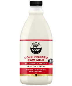 Cold Pressed Raw Lactose Free Milk 1.5L Made by Cow