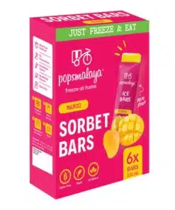 Sorbet Bars x6 Mango 270ml Freeze-At-Home Pops Malaya
