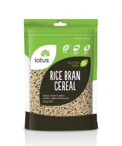 Rice Bran Cereal GF 250g Lotus