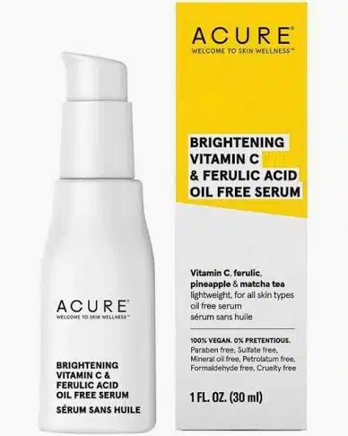 ACURE Brightening Vit C & Ferulic Acid Oil Free Serum 30ml